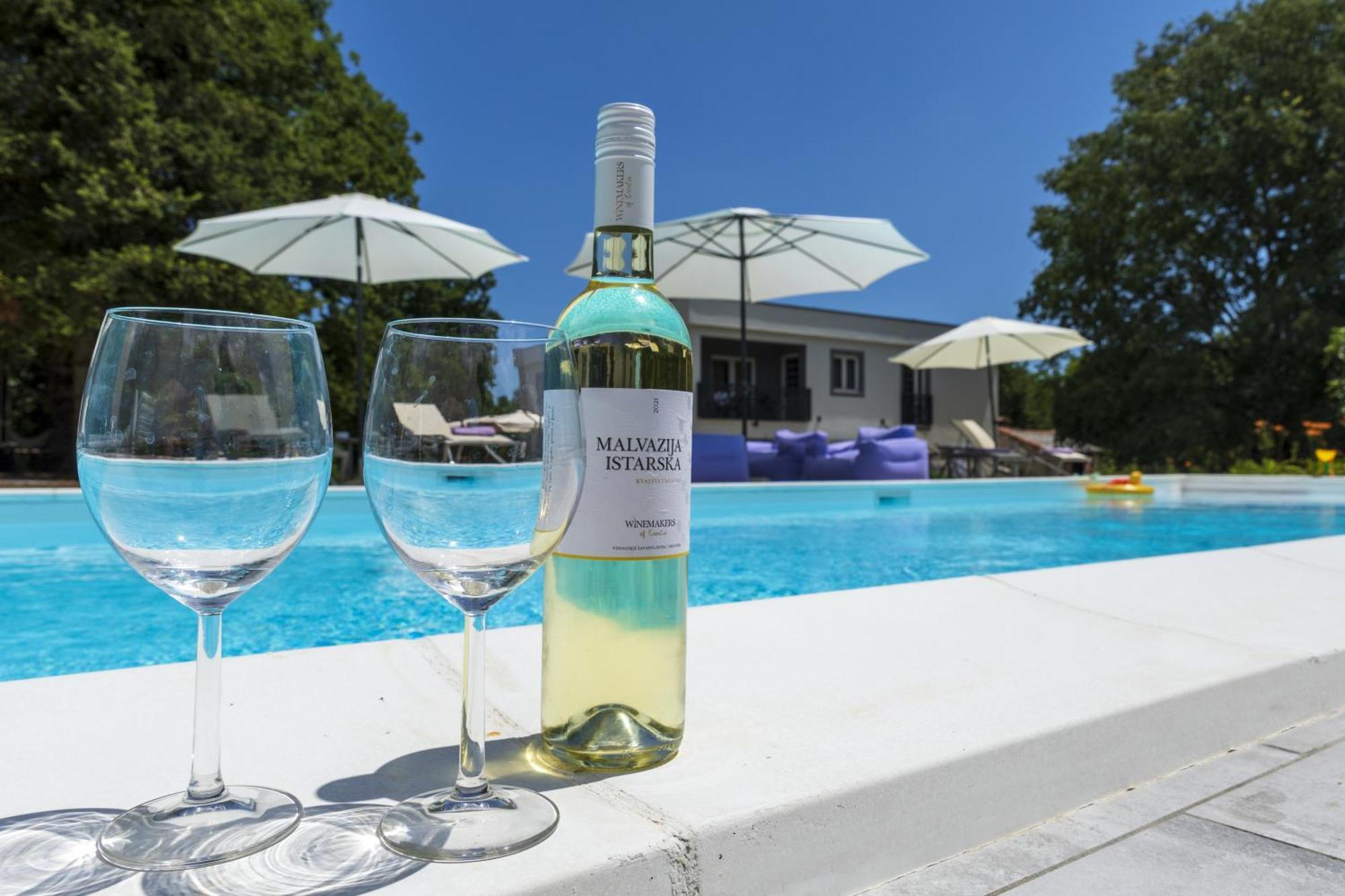 Luxury Villa Cetiri Hrasta Pican Luaran gambar